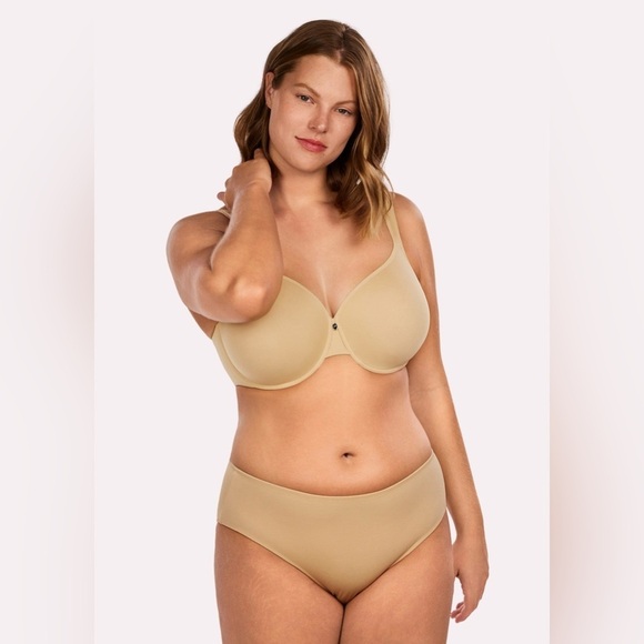 HSIA Ultra Comfort Lightly Padded T-Shirt Minimizer Full Coverage Bra Size 46DDD - Picture 1 of 15